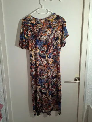 Vestido estampado paisley