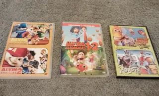 Películas DVD de animación.