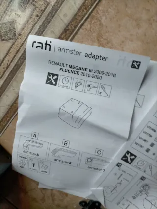 Reposabrazos Renault Megane III y fluence