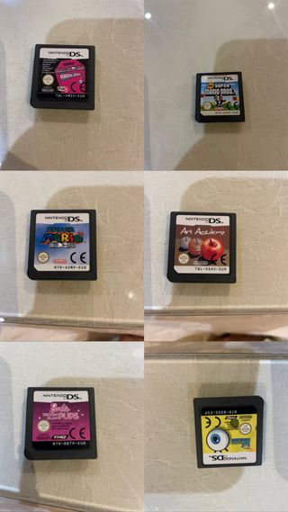 Nintendo DS XL Gialla + Accessori e Giochi