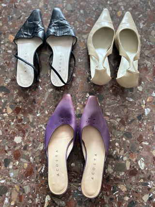 Pack 3 Sandalias Piel Acosta