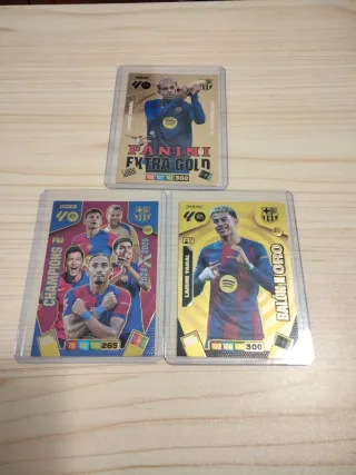 Lote 3 cromos Panini FC Barcelona Lamine Yamal