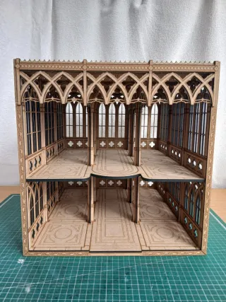 Estantería Decorativa Gótica Madera