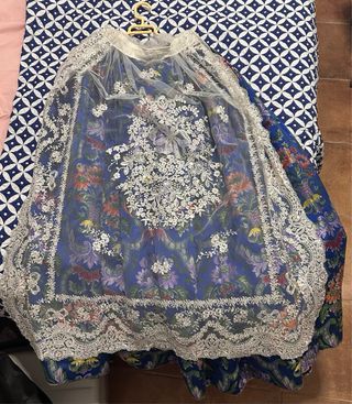 Traje de Fallera azul electrico completo 40/42