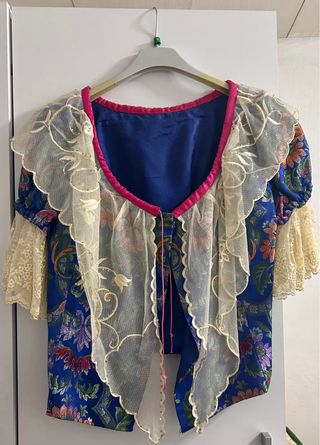 Traje de Fallera azul electrico completo 40/42