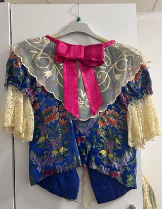 Traje de Fallera azul electrico completo 40/42