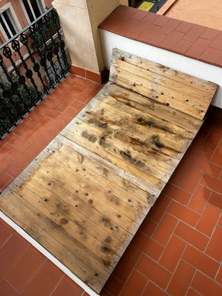 Palet / Cama Exterior 3 Partes Madera
