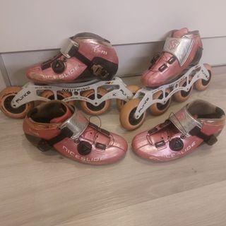 Patines de velocidad/botas de patinaje T.33 y 37