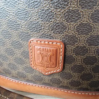 Bolso Celine Bucket Macadam Vintage Marrón