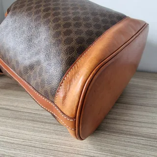 Bolso Celine Bucket Macadam Vintage Marrón