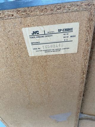 Altavoces JVC SP-E35BKE