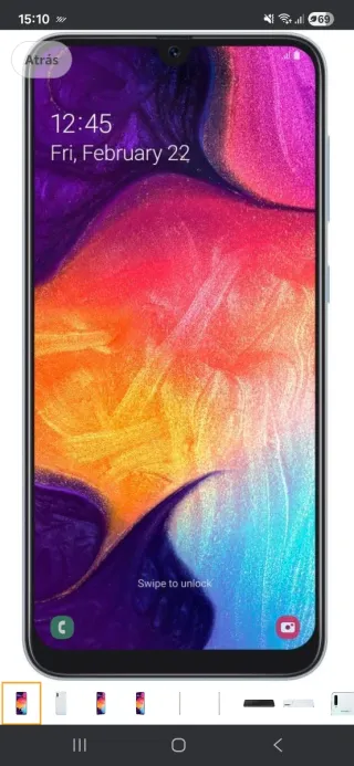 Samsung Galaxy A50 Negro reacondicionado