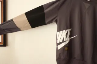 Sudadera Hombre Gris y Beige.