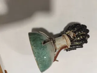 Figura barro niña vintage