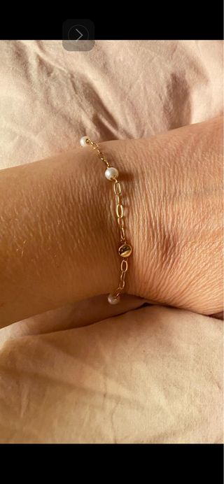 Pulsera Oro 18k con Perlas
