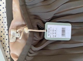 Falda Hoss Intropia marrón plisada