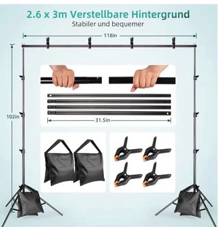 Estudio de fotografía y video portátil