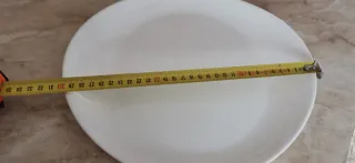 Set 6 Piatti Ovali Bianchi Porcellana