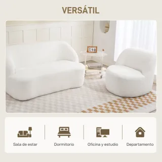 Sillón Borreguito Blanco