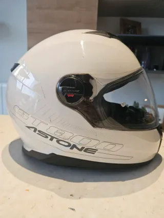 Casco Astone GT800 Blanco Talla S