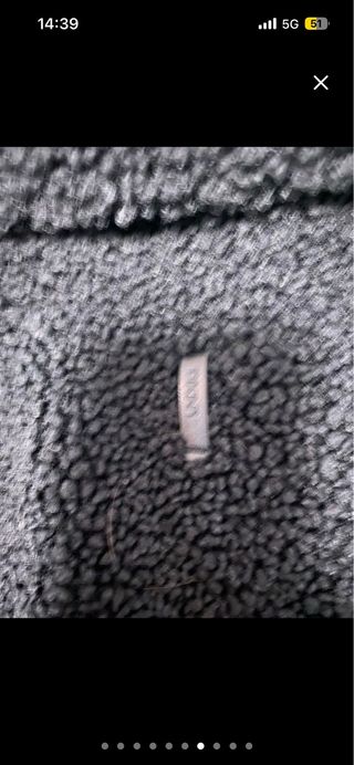 Abrigo DKNY Negro Borreguito Cremalleras