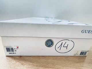 Botas Guess Piel Auténtica Negras Talla 36