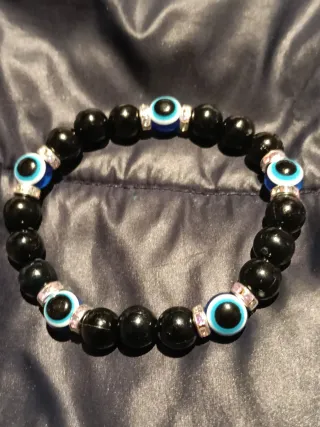 Pulsera Ojo Turco Negra y Multicolor