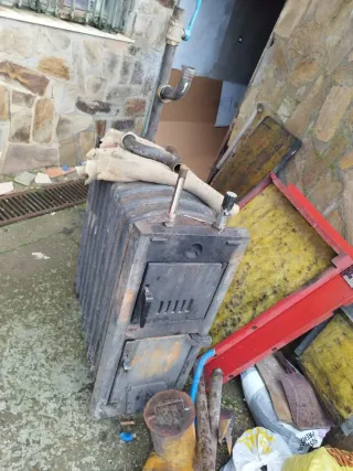 Caldera Roca Carbón/Leña