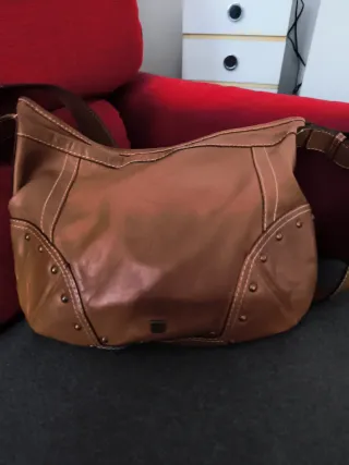 Bolso Piel Purificación García Marrón