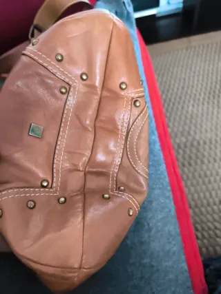 Bolso Piel Purificación García Marrón