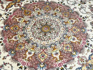 Tappeto Tabriz 70 Raj 305x250 cm Seta Lana