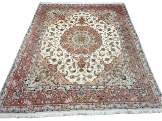 Tappeto Tabriz 70 Raj 305x250 cm Seta Lana