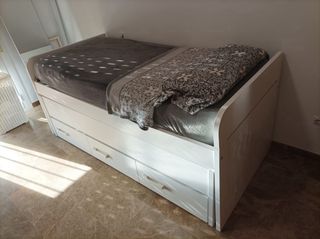 Cama nido con 3 cajones