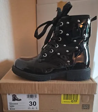 Botas Niña Gioseppo Negras Talla 30