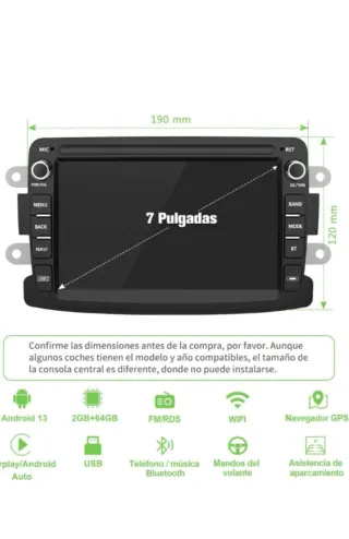 Pantalla Táctil y Cámara Coche