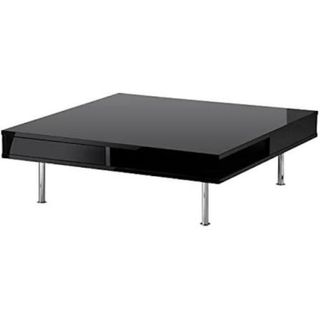 Mesa de centro IKEA TOFTERYD negra.