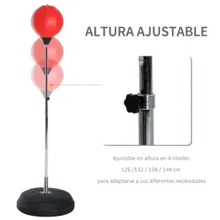 Saco de Boxeo de Pie Ajustable