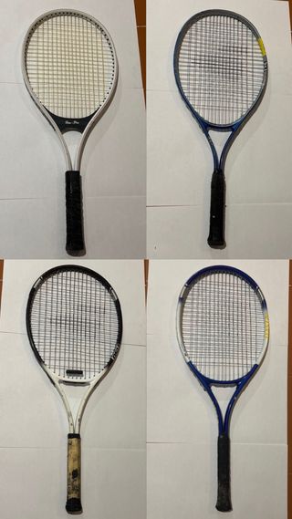 Lote 4 Raquetas de Tenis