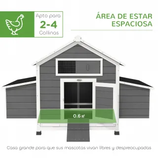 Gallinero Madera Exterior 2