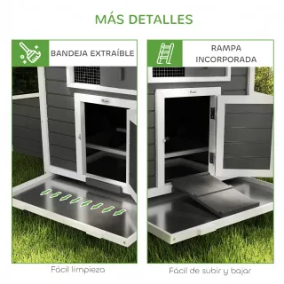 Gallinero Madera Exterior 2