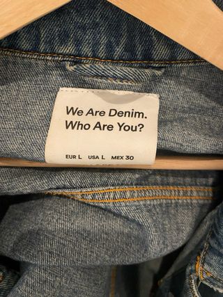 Cazadora tejana corta Pull&Bear Talla L