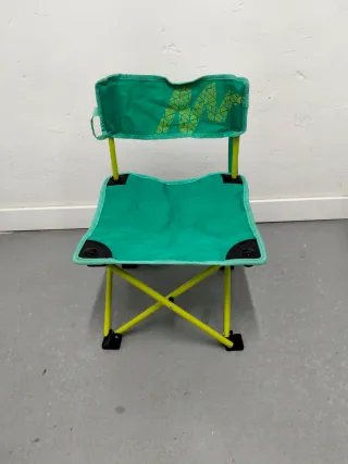 Silla Camping Infantil Decathlon Verde/Amarillo