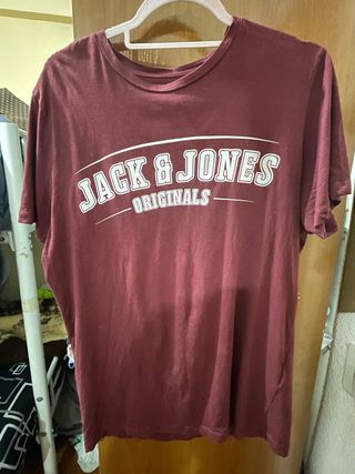 Camiseta Jack & Jones Originales Roja