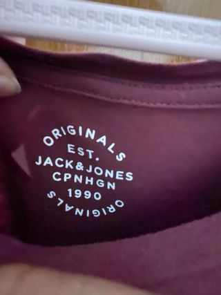 Camiseta Jack & Jones Originales Roja