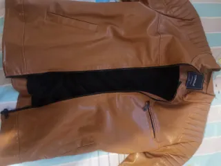 Chaqueta chico marrón