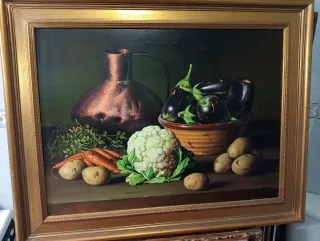 Cuadro Bodegón Óleo sobre Lienzo