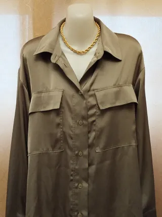 Camicia donna H&M verde taglia L