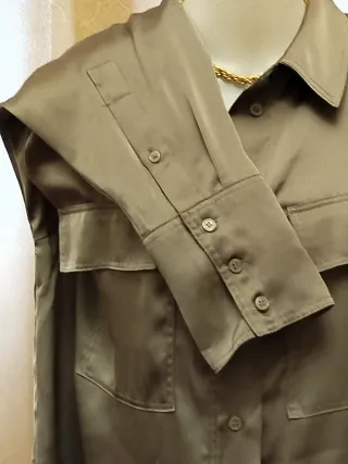 Camicia donna H&M verde taglia L