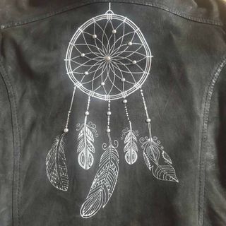 Chaqueta de cuero gris oscuro Gipsy by Mauritius