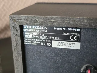 Altavoces Technics SB-PC10 + 2× SB-PS10